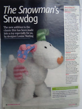 Knitting pattern snowman for sale  TONBRIDGE