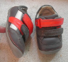 Boys clarks grey for sale  NORTHAMPTON