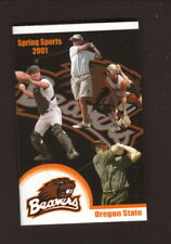 Usado, Oregon State Beavers--2001 Baseball/Spring Sports Pocket Schedule--Dodge comprar usado  Enviando para Brazil