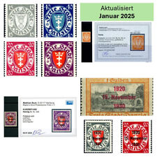 Danzig Briefmarke Michel Fischer 193-201 220-230 Geprüft BPP Befund Auswahl, usado comprar usado  Enviando para Brazil