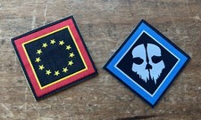 Patches de Call of Duty Ghosts. Conjunto de dois adesivos. Videogame colecionável vermelho e azul comprar usado  Enviando para Brazil