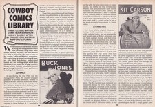 Cowboy comics library for sale  SHREWSBURY