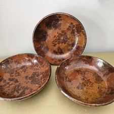 Antique redware bowls for sale  Shipping to Ireland