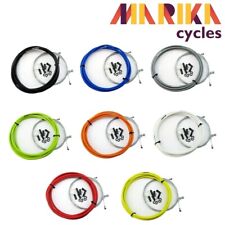 MARIKA MTB Bicicleta Bicicleta Conjunto Completo Frente Traseira Kit de Cabo de Freio Interno Externo comprar usado  Enviando para Brazil