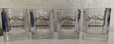 Lote quadrado de 4 copos Jack Daniels Whiskey Barware Rocks Glass Tumbler comprar usado  Enviando para Brazil
