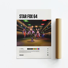 Pôster/impressão de arte de videogame Star Fox 64 (1997) comprar usado  Enviando para Brazil