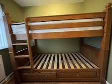 solid bunkbeds wood for sale  BRADFORD