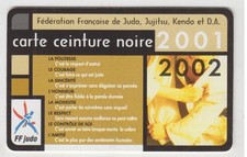 Judo carte ceinture d'occasion  Charleville-Mézières