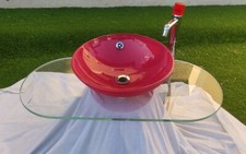 Lavandino bagno vetro usato  Villa di Tirano