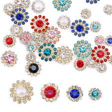 Oro 18 Colores Flor Garra Coser Vidrio Estrás Ropa Costura Decoración Gema segunda mano  Embacar hacia Mexico