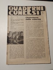 Quaderni cuneesi numeri usato  Savigliano