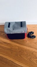 Fahrradlenkertasche rot schwar gebraucht kaufen  Hamburg
