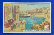 1907 Malta, Strada Santa Lucia - Il bastione Barraca, Liebig Card em italiano comprar usado  Enviando para Brazil