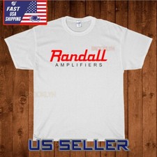 NOVA CAMISA RANDALL AMPLIFICADORES LOGOTIPO CAMISETA UNISSEX ENGRAÇADA AMERICANA EUA TAMANHO P-5XL, usado comprar usado  Enviando para Brazil