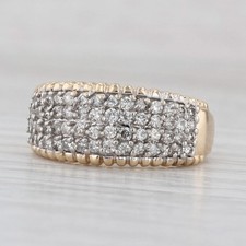 1ctw pave diamond for sale  USA