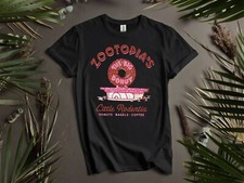 Usado, Camiseta Disney Zootopia The Big Donut Coffe masculina feminina unissex K444 comprar usado  Enviando para Brazil