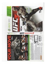 UFC Undisputed 3 Xbox 360 SOMENTE ARTE Autêntico SEM RASTREAMENTO comprar usado  Enviando para Brazil