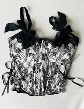 Bustier corset brocade d'occasion  Amiens-