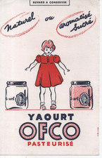 Buvard yaourt ofco d'occasion  Chenôve