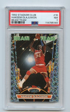 1992 STADIUM CLUB BEAM TEAM #16 HAKEEM OLAJUWON PSA 7 comprar usado  Enviando para Brazil