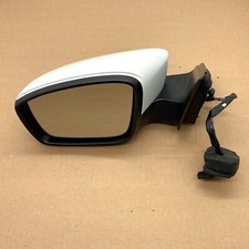 Conjunto de espelho de porta lateral esquerda Volkswagen Jetta driver fabricante de equipamento original 11-18 branco comprar usado  Enviando para Brazil