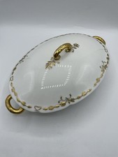 Antiga Abadia Antiga Limoges Sopa Coberta Tureen Prato Latrila Freres Ouro Levantado comprar usado  Enviando para Brazil