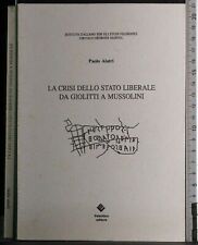 Crisi dello stato usato  Ariccia