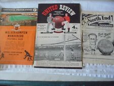 Football programmes 1950 for sale  NORTHWICH