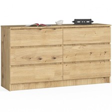 AKORD KOMODA K140 6SZ CLP DĄB ARTISAN na sprzedaż  PL