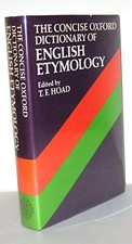 Używany, The Concise Oxford Dictionary of English Etymology Hardback Book The Cheap Fast na sprzedaż  Wysyłka do Poland