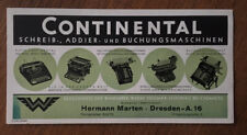 Werbeblatt continental wandere gebraucht kaufen  Freiberg