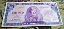 Banconota 500 paperdollari usato  Todi