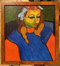Tableau portrait expressionnis d'occasion  Beauvais