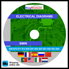ELECTRICAL DIAGRAMS WDS FOR BMW E68 E70 E71 E72 E90 E91 E92 E93 E81 E82 E83 E84 comprar usado  Enviando para Brazil