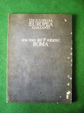 Roma enciclopedia europea usato  Roma