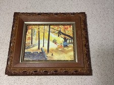 Vintage framed autumn for sale  Washington