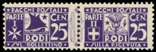 ITALIA - RODAS Q4 - Ship and Immortelle "1934 Parcel Post" (pb90236) segunda mano  Embacar hacia Mexico