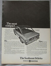 1968 sunbeam stiletto for sale  DARWEN