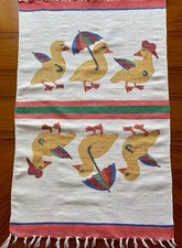 Vtg woven rug for sale  IRVINE