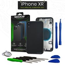 Backcover für iPhone XR Schwarz Gehäuse Rückseite Rahmen Glas Frame Housing NEU comprar usado  Enviando para Brazil