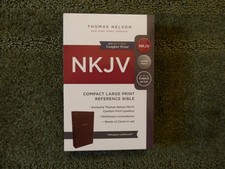 Usado, THOMAS NELSON NKJV COMPACT LARGE PRINT REFERENCE BIBLE LEATHERSOFT comprar usado  Enviando para Brazil