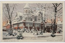CARTÃO POSTAL STEIN'S LOJA EXCLUSIVA OSHKOSH WISCONSIN 1938 Publicado comprar usado  Enviando para Brazil