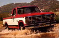 Cartão postal antigo 1984 Ford F250 caminhão diesel características de desempenho visão geral, usado comprar usado  Enviando para Brazil
