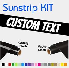 Custom sunstrip windscreen for sale  UK