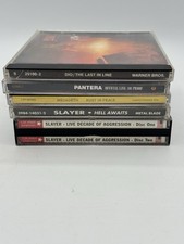 5x CD Bundle Lot Collection Rock Heavy Metal AC DC Pantera Slayer Megadeath Dio comprar usado 5x CD Bundle Lot Collection Rock Heavy Metal AC DC Pantera Slayer Megadeath Dio comprar usado  Enviando para Brazil