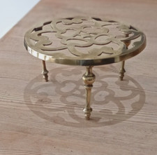 Circular brass trivet for sale  GAINSBOROUGH