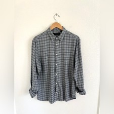 Camisa ALL SAINTS / xadrez cinza allsaints botão para baixo / M, usado comprar usado  Enviando para Brazil