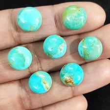 Cabochão redondo natural não aquecido Arizona azul mohave turquesa pedra preciosa solta comprar usado  Enviando para Brazil