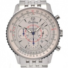 Usado, BREITLING Navitimer Montbrillant A41370 mostrador prata automático masculino A#138284 comprar usado  Enviando para Brazil