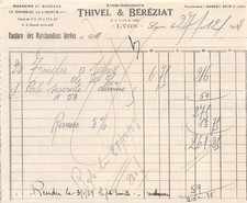 Facture 1938 ets d'occasion  France